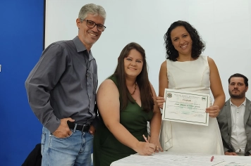 Foto - Posse das Diretoras da Rede Municipal 2026