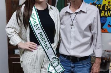 Foto - VISITA DA MISS NIKKEY PARANÁ