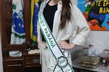 Foto - VISITA DA MISS NIKKEY PARANÁ