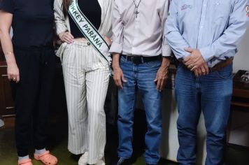 Foto - VISITA DA MISS NIKKEY PARANÁ