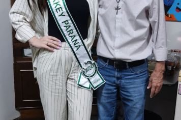 Foto - VISITA DA MISS NIKKEY PARANÁ