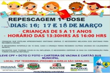 REPESCAGEM 1º DOSE INFANTIL