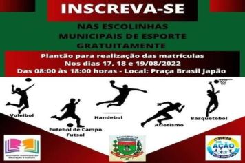 ESCOLINHAS ESPORTIVAS BANDEIRANTES