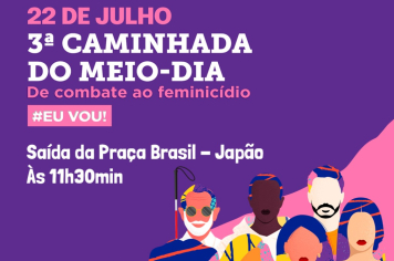 BANDEIRANTES SE UNE À 3ª CAMINHADA DO MEIO-DIA CONTRA O FEMINICÍDIO