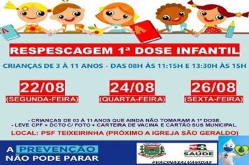 REPESCAGEM 1º DOSE INFANTIL