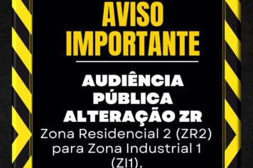 PREFEITURA DE BANDEIRANTES PROMOVE AUDIÊNCIA PÚBLICA SOBRE ZONEAMENTO NOS DIAS 16 E 17 DESTE MÊS.