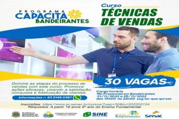 Atenção Bandeirantes: Oportunidade de Capacitação