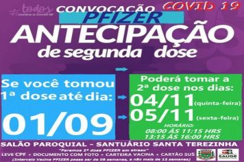 ANTECIPAÇÃO DE 2ª DOSE PFIZER