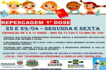 REPESCAGEM 1º DOSE INFANTIL