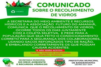 Recolhimento de Vidros