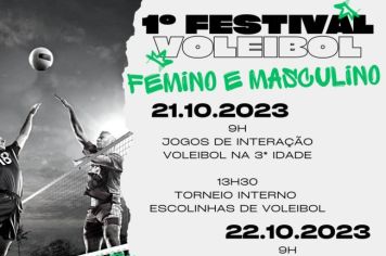 VÕLEI PARA TODAS AS IDADES; BANDEIRANTES REALIZARÁ O 1º FESTIVAL DE VOLEIBOL.