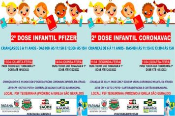 2º DOSE CORONAVAC INFANTIL