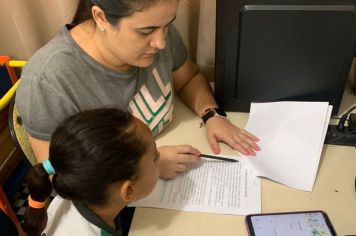 ALUNOS DO 2º ANO DA REDE MUNICIPAL DE EDUCAÇÃO DE BANDEIRANTES PARTICIPAM DA AVALIAÇÃO DE FLUÊNCIA LEITORA.