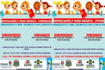 REPESCAGEM  2º DOSE INFANTIL