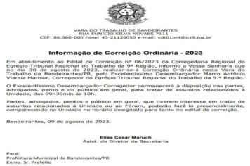 Correição Ordinária - 2023