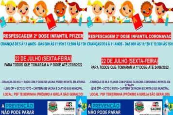 REPESCAGEM  2º DOSE INFANTIL