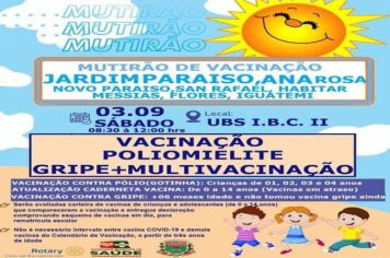 MUTIRÃO DE VACINAÇÃO