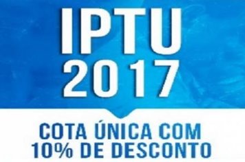 Sem aumento e com 10% de desconto à vista, IPTU 2017 começou a ser distribuído