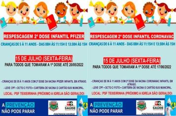 REPESCAGEM  2º DOSE INFANTIL