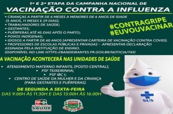 VACINAÇÃO GRIPE!