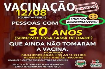 VACINAÇÃO COVID-19: 33 ANOS