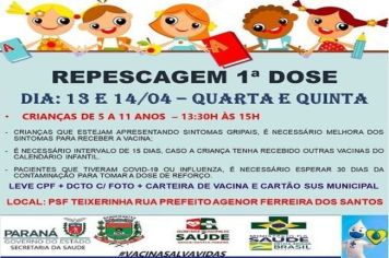 REPESCAGEM 1º DOSE INFANTIL