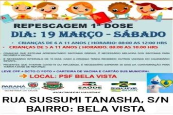 REPESCAGEM 1º DOSE INFANTIL