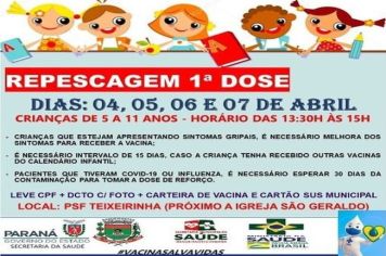 REPESCAGEM 1º DOSE INFANTIL