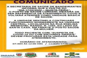 COMUNICADO