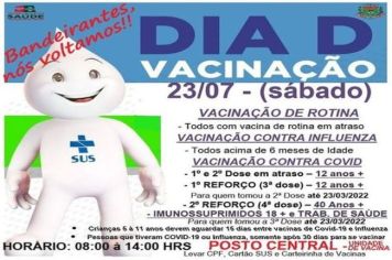 VACINA CONTRA A INFLUENZA (GRIPE) E  COVID