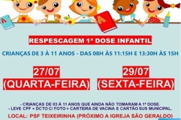 REPESCAGEM 1º DOSE INFANTIL