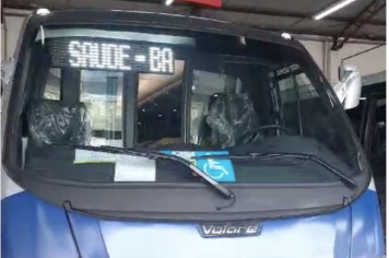BANDEIRANTES RECEBE SEGUNDO ÔNIBUS PARA TRANSPORTE DE PACIENTES