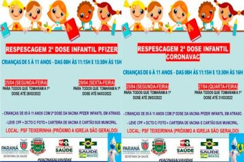 REPESCAGEM  2º DOSE INFANTIL