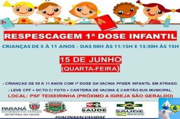 REPESCAGEM 1º DOSE INFANTIL