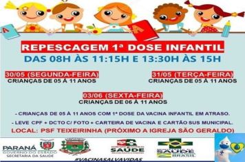 REPESCAGEM 1º DOSE INFANTIL