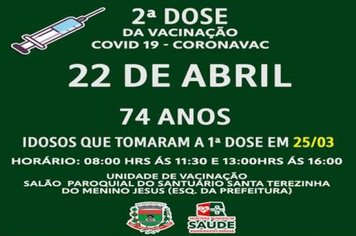 2 DOSE DA VACINAÇÃO