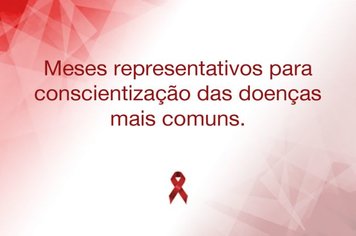 Campanhas globais para conscientização de doenças.