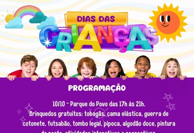 SEMANA DA CRIANÇA EM BANDEIRSNTES: UNIÃO E DIVERSÃO PARA OS PEQUENOS.