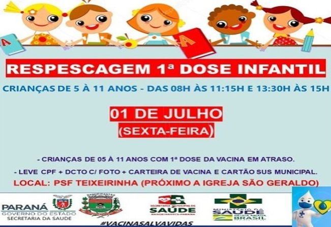 REPESCAGEM 1º DOSE INFANTIL