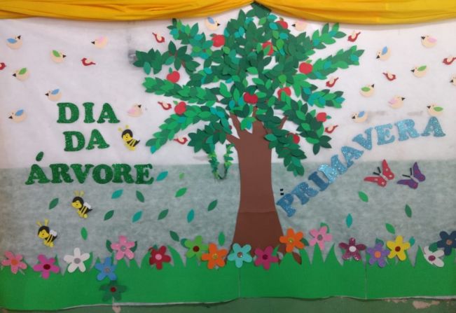 Escolas e CMEIs comemoram Dia da Árvore e início da primavera