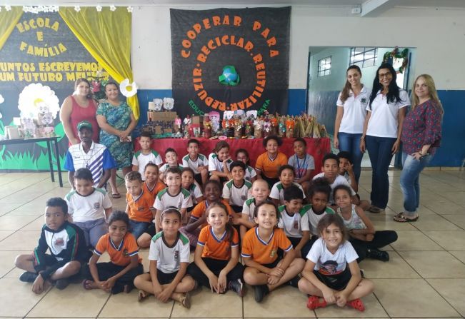 Escola Maria de Lourdes encerra projeto ‘Reciclar é Bom, Reutilizar é Melhor Ainda’