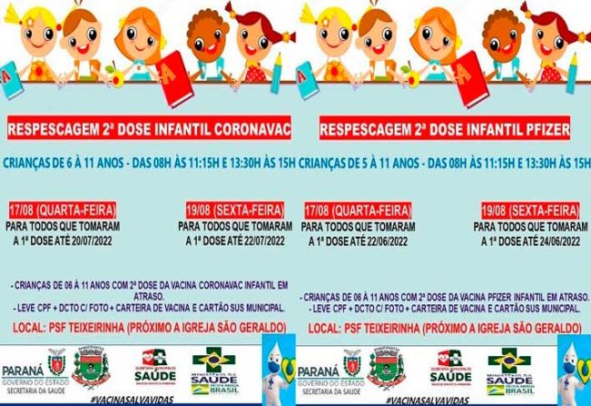 REPESCAGEM  2º DOSE INFANTIL