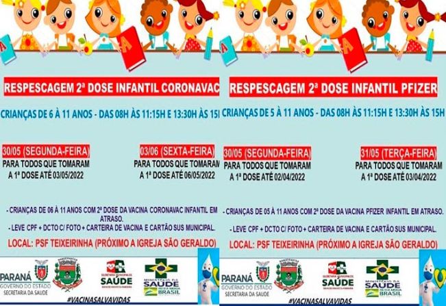 REPESCAGEM  2º DOSE INFANTIL