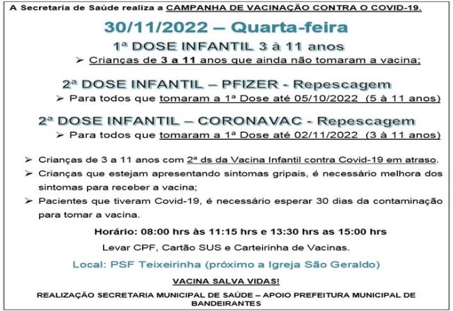 VACINAÇÃO INFANTIL COVID-19