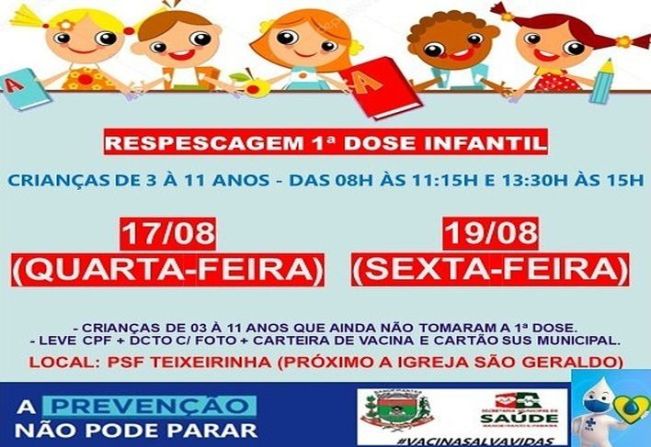 REPESCAGEM 1º DOSE INFANTIL