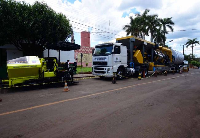 Prefeitura de Bandeirantes adquire usina de asfalto