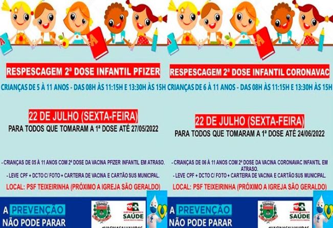 REPESCAGEM  2º DOSE INFANTIL