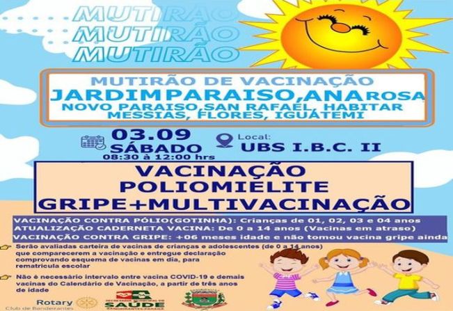 MUTIRÃO DE VACINAÇÃO