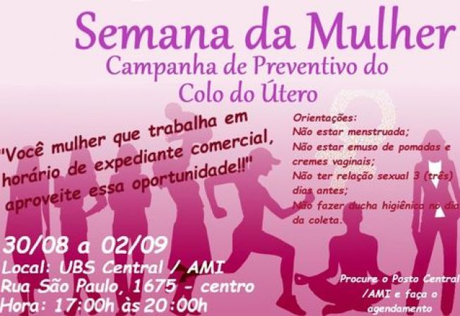 Um importante recado a você MULHER