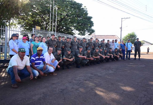 Saúde municipal realiza arrastão de limpeza